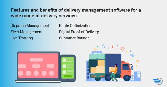 Features and benefits of delivery business software for a wide