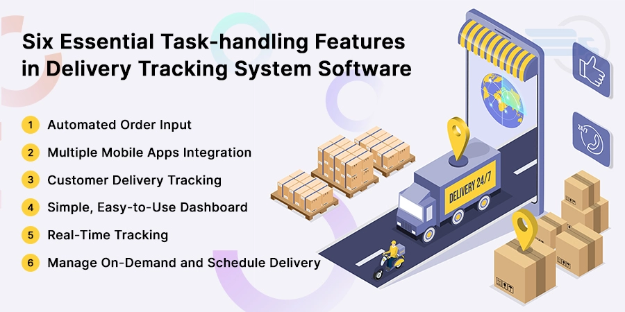 Six Essential Task-handling Features in Delivery Tracking System Software